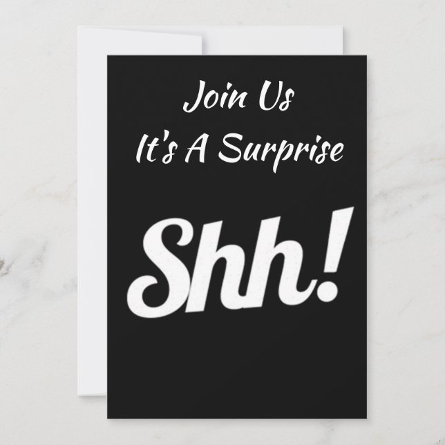 JUNTE-SE A NÓS ***É UM CONVITE DE FESTAS SURPRESA* (Frente)