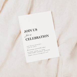 Junte-se a Nós para um Convite de Festa de Celebra