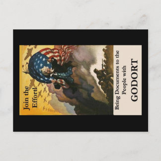 Junte-se ao Esforço! Cartão Postal