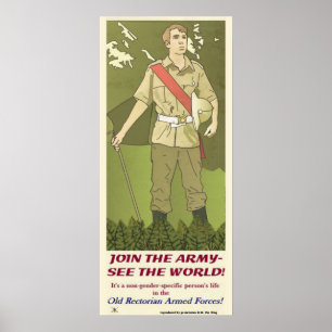 junte-se ao poster do exército