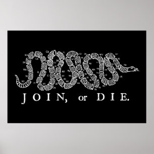 Junte-se ou morra-se impressão