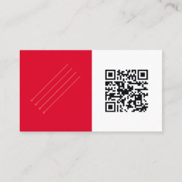 Junto com o código QR - Boost Cartão de visita