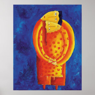 Juntos Impressão de pintura de pintura contempor