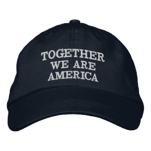JUNTOS SOMOS A AMÉRICA Boné Bordado