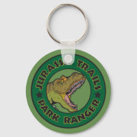 Jurassic Trails Park Ranger Chaveiro