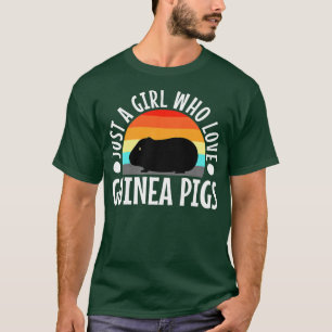 Just A Girl Who Love Guinea Pigs Premium T-Shirt