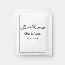 Just Married add couple name date year wedding sim