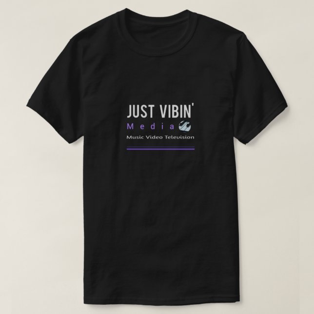 Just Vibin' Media Men's Short Sleeve T-Shirt  (Frente do Design)