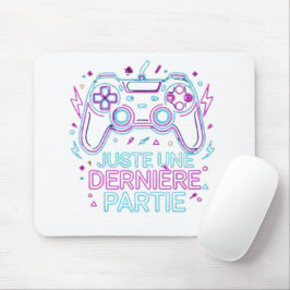 Juste Une Dernière Partie Gamer Mouse Pad - Retro