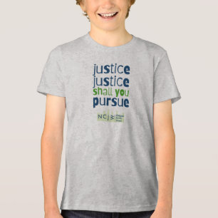 Justiça, Justiça... Você perseguirá a camiseta do