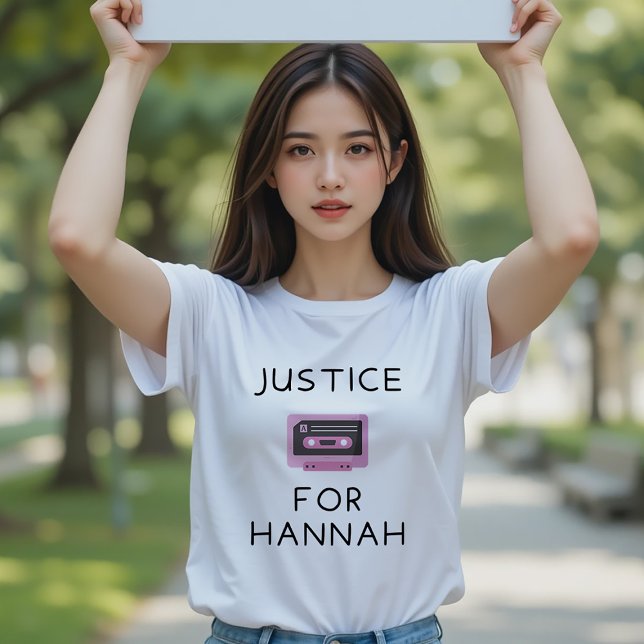 Justiça por Hannah 13 razões por que T-Shirt (Criador carregado)