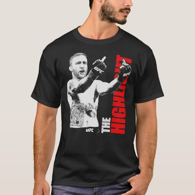 Justin Gaethje O Destaque Essencial Da Camisa T (Frente)
