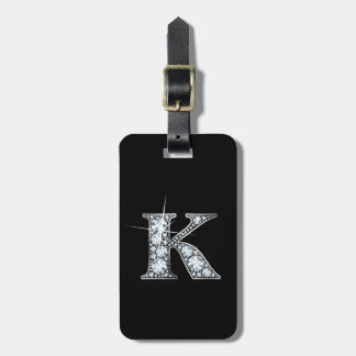 K "Diamond Bling" Etiqueta de Bagagem