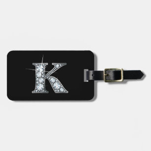 K "Diamond Bling" Etiqueta de Bagagem