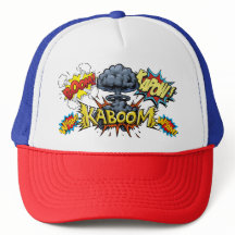 Kaboom Bam Wham Boom Bic Book Boné Baseball