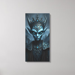 Kael’Thar the Void King Dark Fantasy Canvas Art