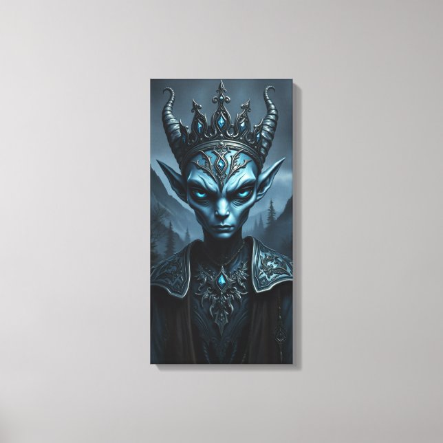 Kael’Thar the Void King Dark Fantasy Canvas Art (Frente)