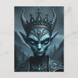 Kael'Thar Rei do Vazio - Cartão Postal de Fantasia