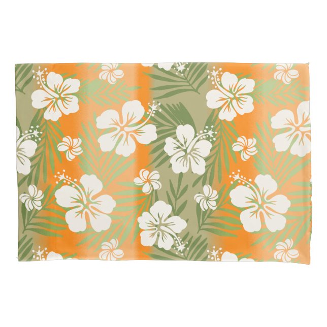 Kalani Tie Dye Blend Tropical Hibiscus - Orange (Frente)