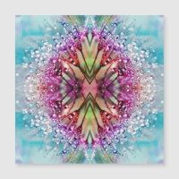 Kaleidoscope Dewdroits: Arte Floral Abstrato