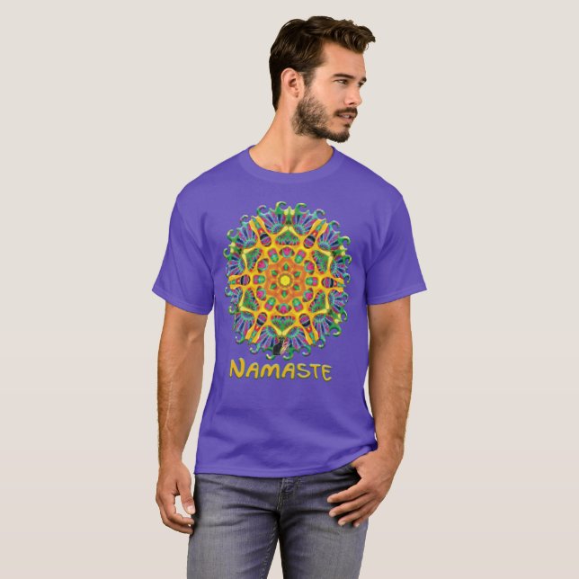Kaleidoscópio T-Shirt Místico (Frente Completa)