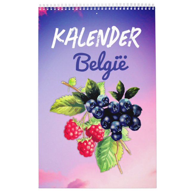 Kalender België | Calendário belga 2026 em neerlan (Capa)