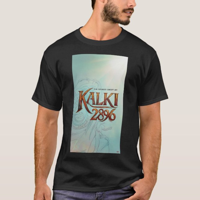 Kalki 2896 - Epic Sci-Fi Typografia T-Shirts (Frente)