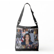 Kamala Harris All-Over Cross-Body Tote Bag