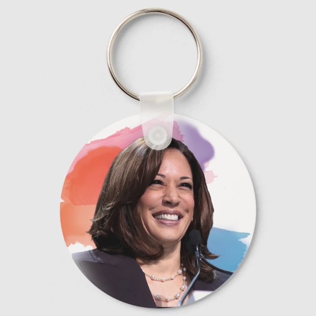 Kamala Harris Button Chaveiro (Frente)
