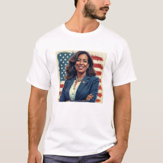 Kamala Harris Camiseta do Partido Democrático dos