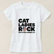 KAMALA HARRIS CAT LADIES ROCK! camiseta