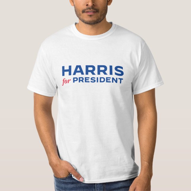 Kamala Harris para o Presidente T-SHIRT (Frente)