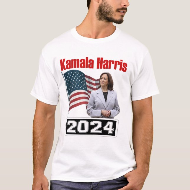kamala harris para o presidente T-Shirt (Frente)