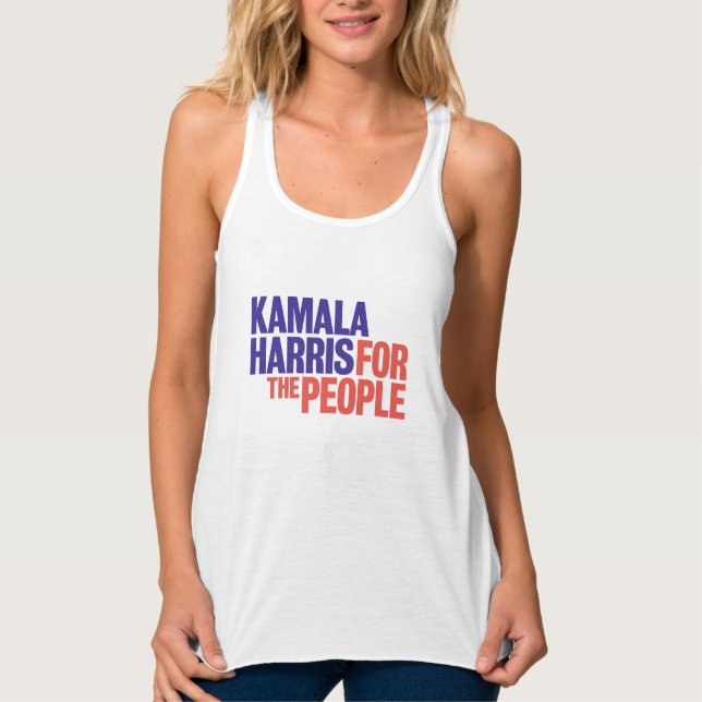 Kamala Harris para o tanque de camisetas da Pessoa (Frente)