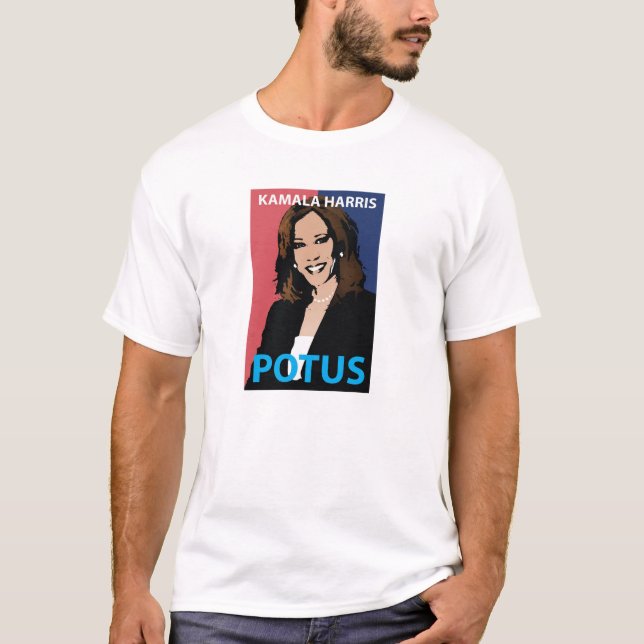 Kamala Harris "POTUS" T-Shirt (Frente)
