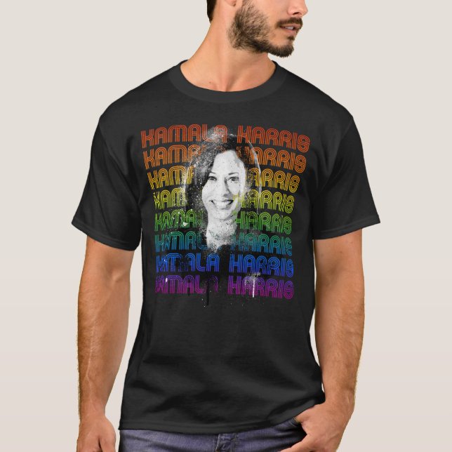 Kamala Harris Pride T-Shirt (Frente)