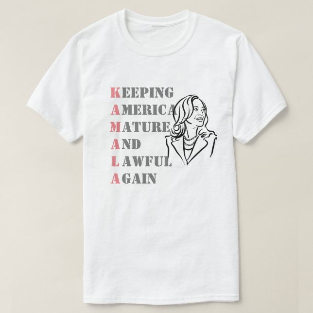 Kamala Harris T-Shirt (Frente do Design)