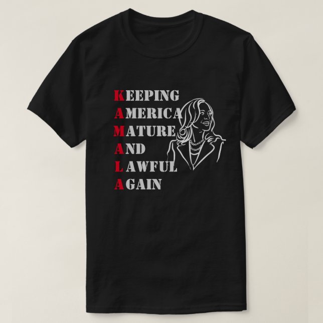 Kamala Harris T-Shirt (Frente do Design)