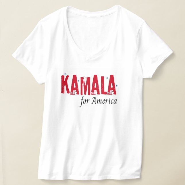Kamala Harris T-Shirt Patriótico (Postura )