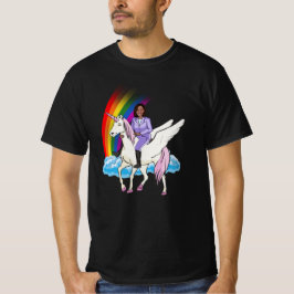 KAMALA HARRIS UNICORN E T-Shirt RAINBOW