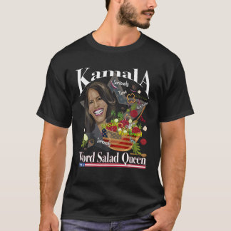 Kamala Harris Word Salad Queen Camisetas engraçada