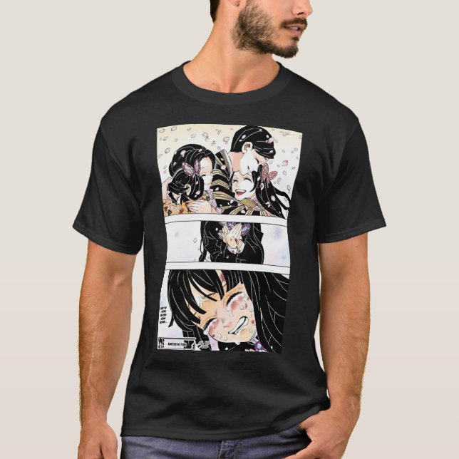 Kanao Demon Slayer chorando T-Shirt (Frente)