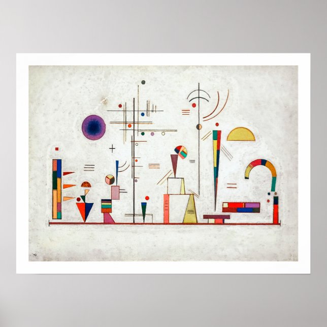 Kandinsky, 1930 - Poster de diversão grave (Frente)