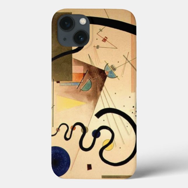Kandinsky Abstrato Trabalho de arte (Verso)