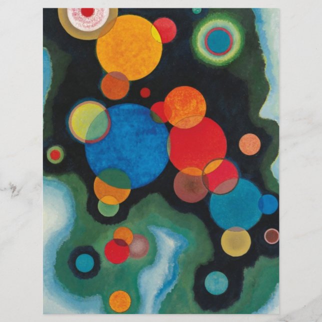 Kandinsky aprofundou o óleo de Abstrato de impulso (Frente)