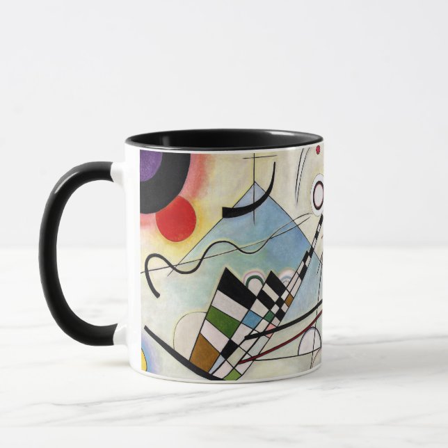 Kandinsky - caneca da composição 8 (Esquerda)