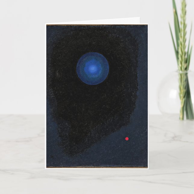 Kandinsky - Cartão Azul, abstrato (Frente)