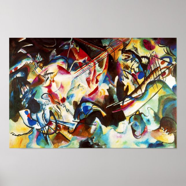 Kandinsky Composition VI Poster (Frente)