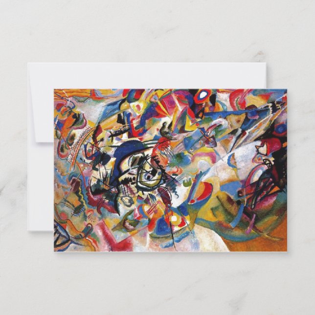 Kandinsky Composition VII Abstrato Pintura (Frente)