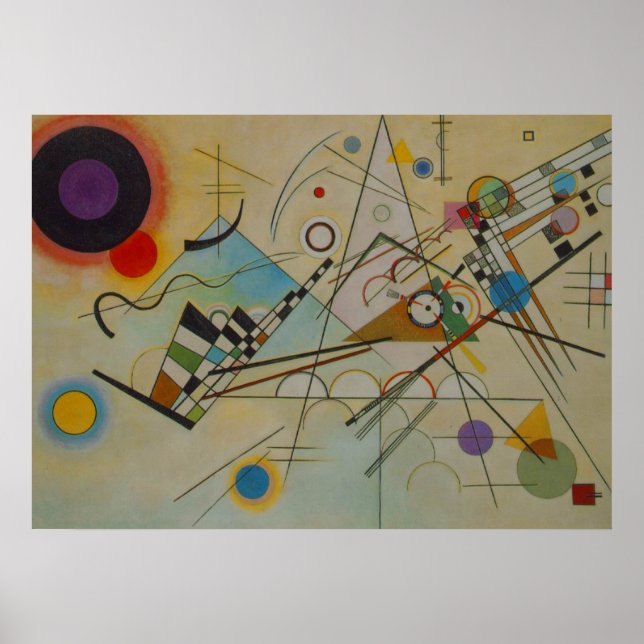 Kandinsky Composition VIII Pintura Poster (Frente)